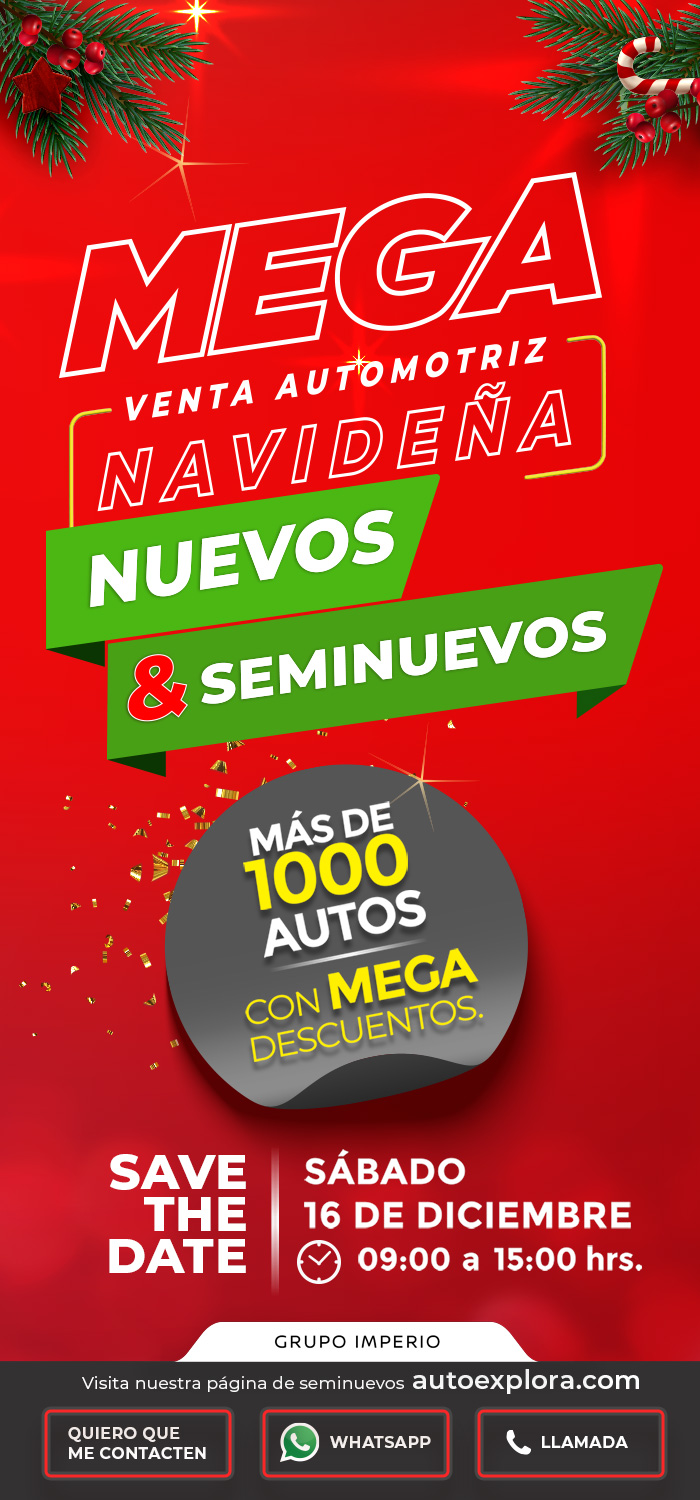MEGA VENTA AUTOMOTRIZ NAVIDE&Ntilde;A | 16 DE DICIEMBRE