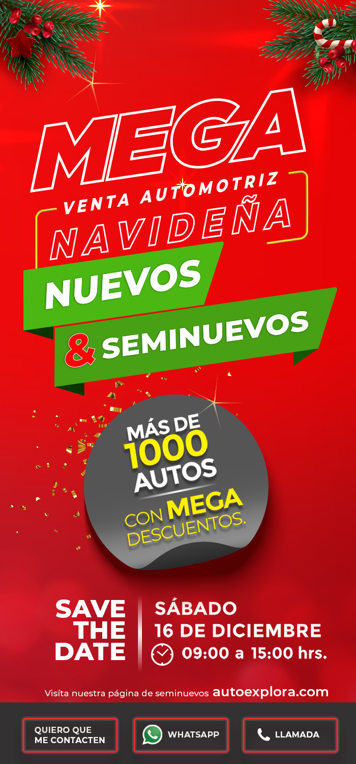 MEGA VENTA AUTOMOTRIZ NAVIDE&Ntilde;A | 16 DE DICIEMBRE